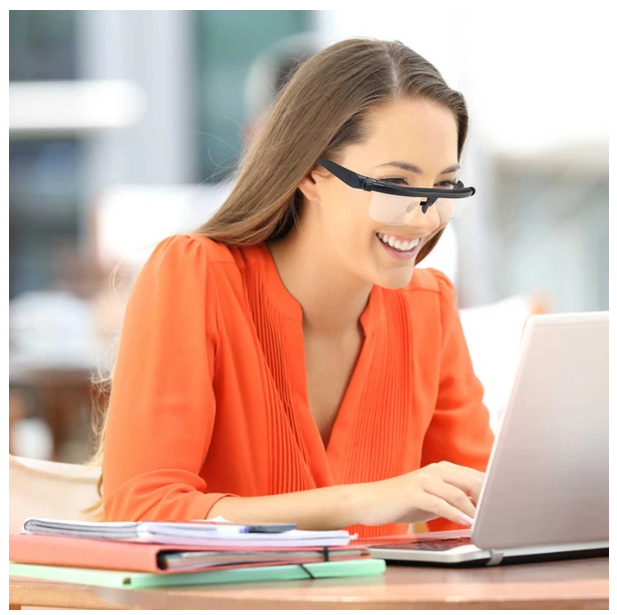 [vendor] Dial Adjustable Glasses Variable Focus For Reading
