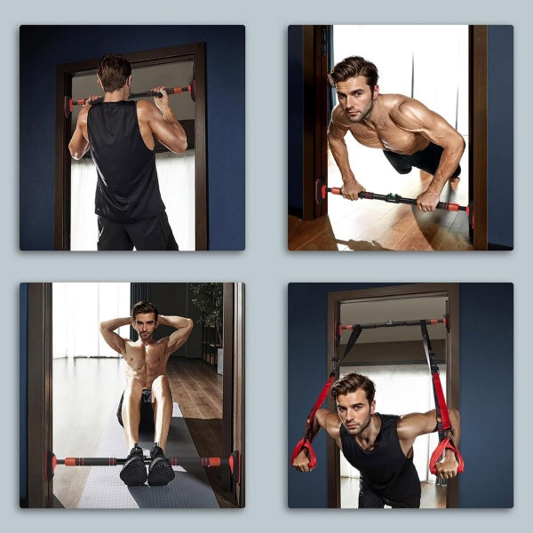 [vendor] Pull Up Bar Doorway Exercise Bar Training Fitness