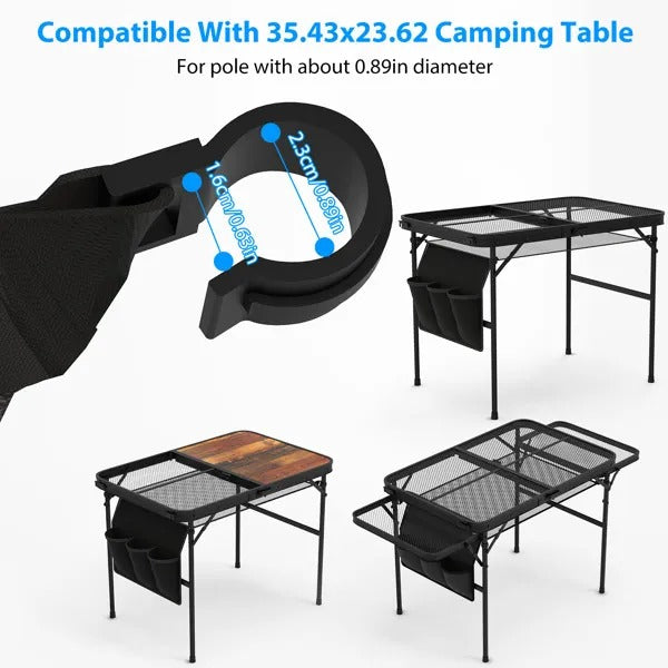 [vendor] Hanging Storage Net For 35.43x23.62 Camping Table Under