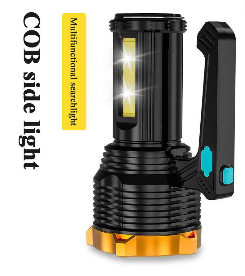 [vendor] LED Torch USB Rechargeable COB Work Light Flashlight