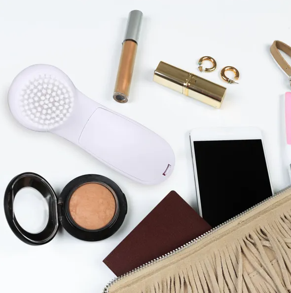 [vendor] Facial Cleansing Brush Waterproof Face Spin Cleaning