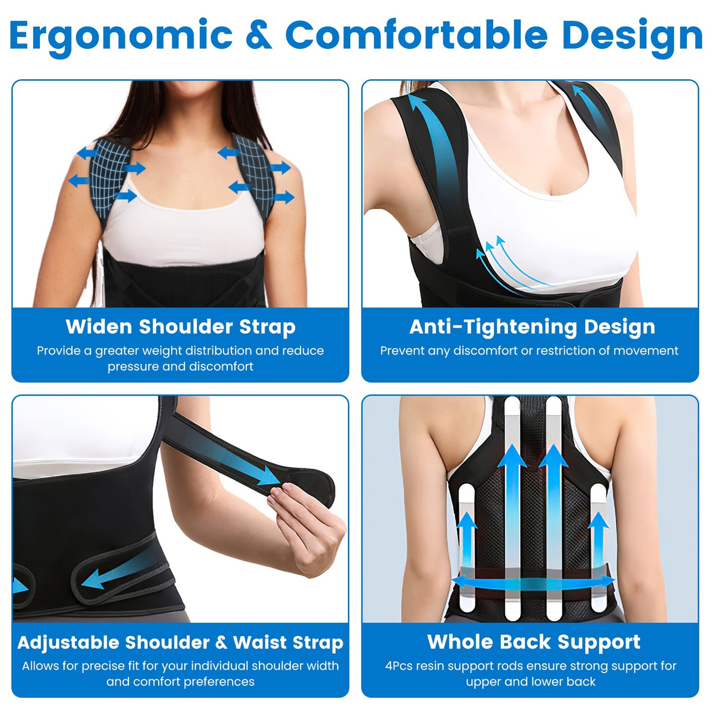 [vendor] 3 Size Options Posture Corrector For Women Men