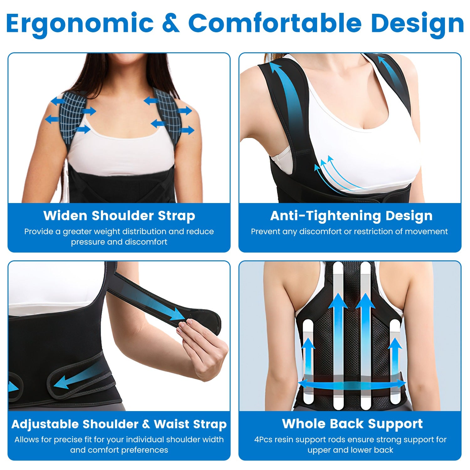 [vendor] 3 Size Options Posture Corrector For Women Men