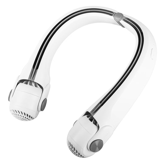 [vendor] White-Green Options -- 1Pc Portable Neck Hanging Fan