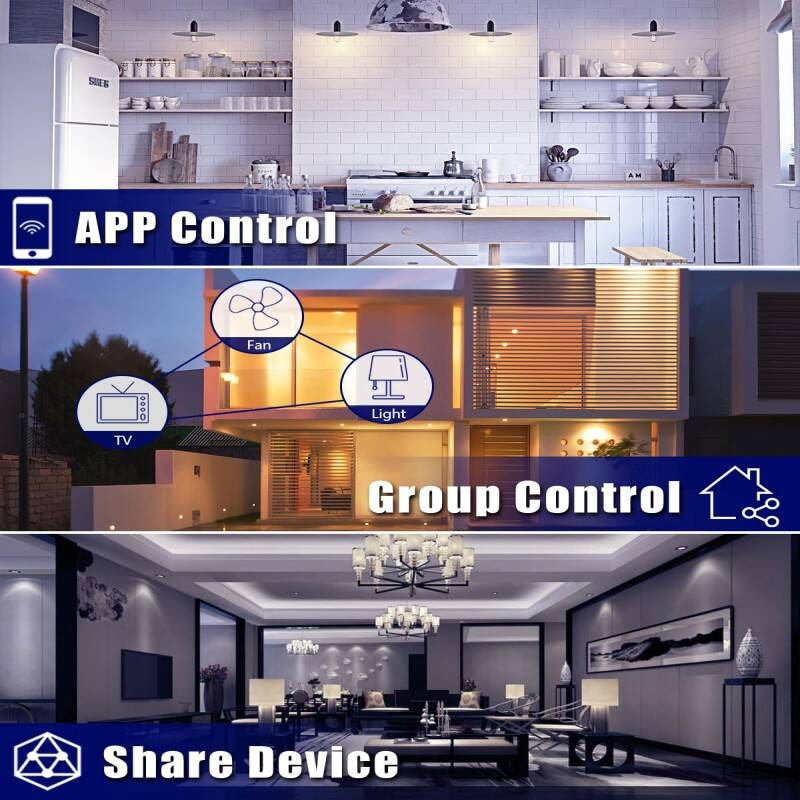 [vendor] Smart Plug 2 Pack, WiFi Alexa Plug, Voice Control &