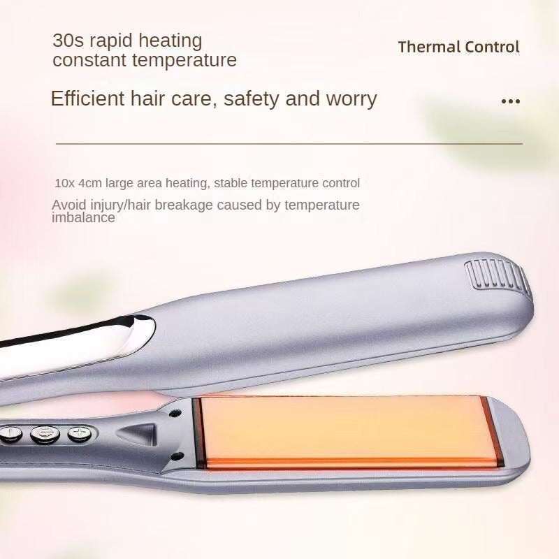 [vendor] Ceramic Hair Straightener With Smart LCD Display,30s