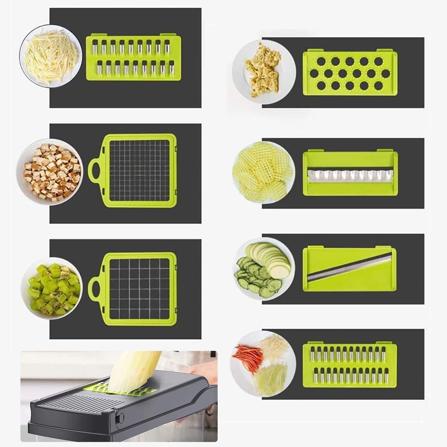 [vendor] 16 In 1 Vegetable Chopper, Salad Fruit Vegetable Food