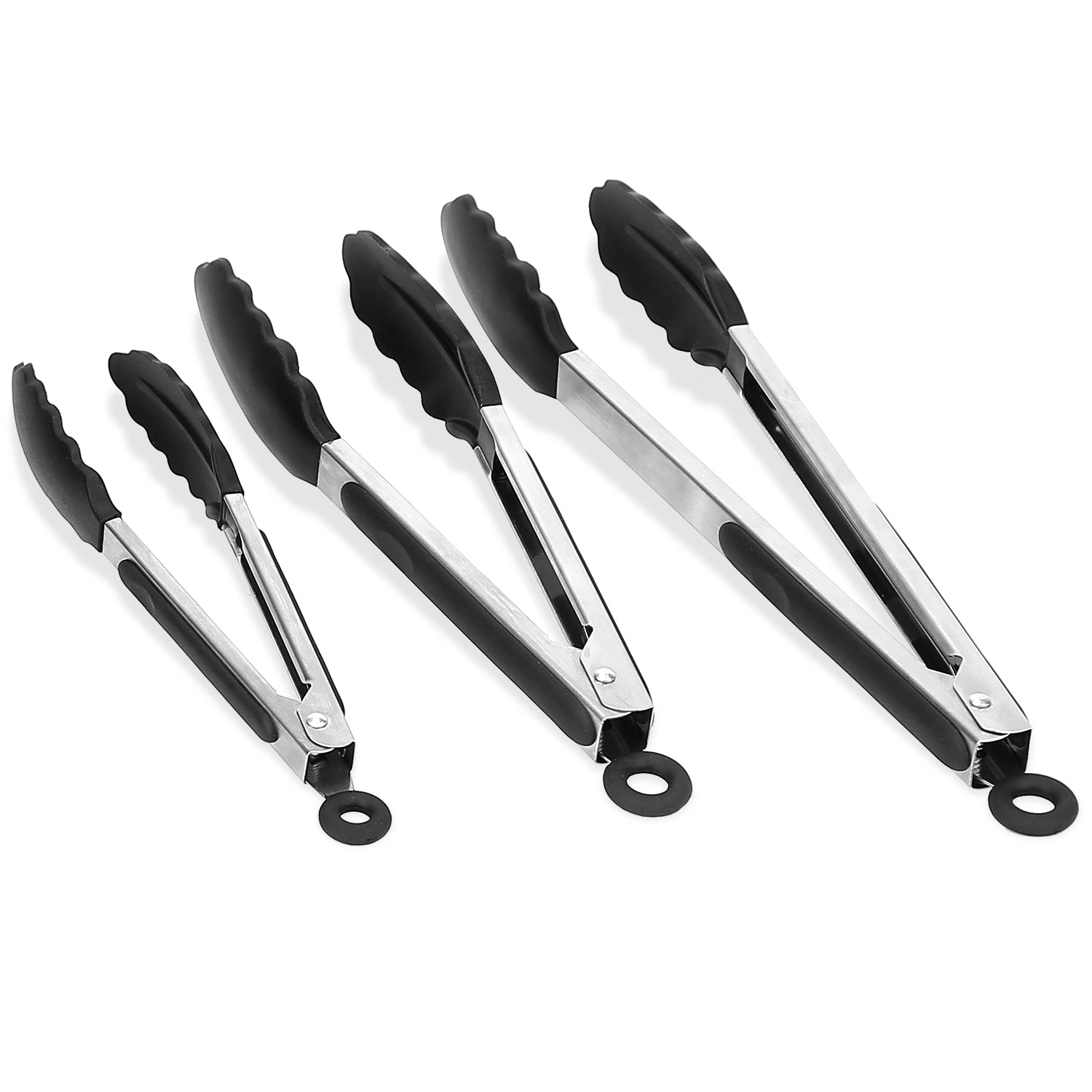 [vendor] 3Pcs Per Set Kitchen Tongs Stainless Steel Locking Food
