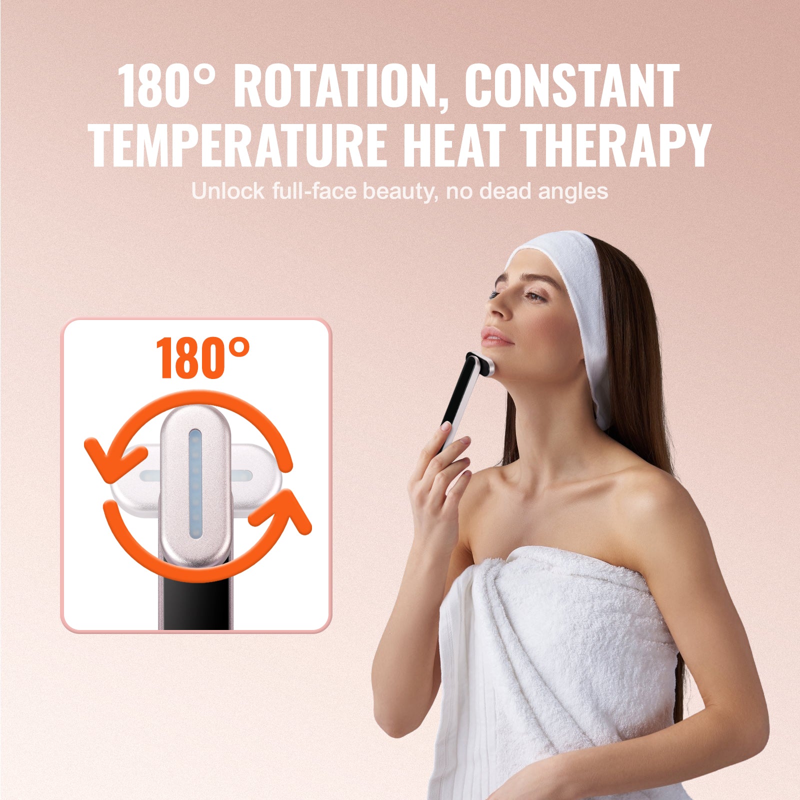 [vendor] VEVOR Red Light Therapy Wand For Face, 7Color LED Facial